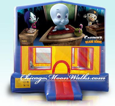 Casper The Friendly Ghost Inflatable Bounce House Rental Chicago Moonwalks IL